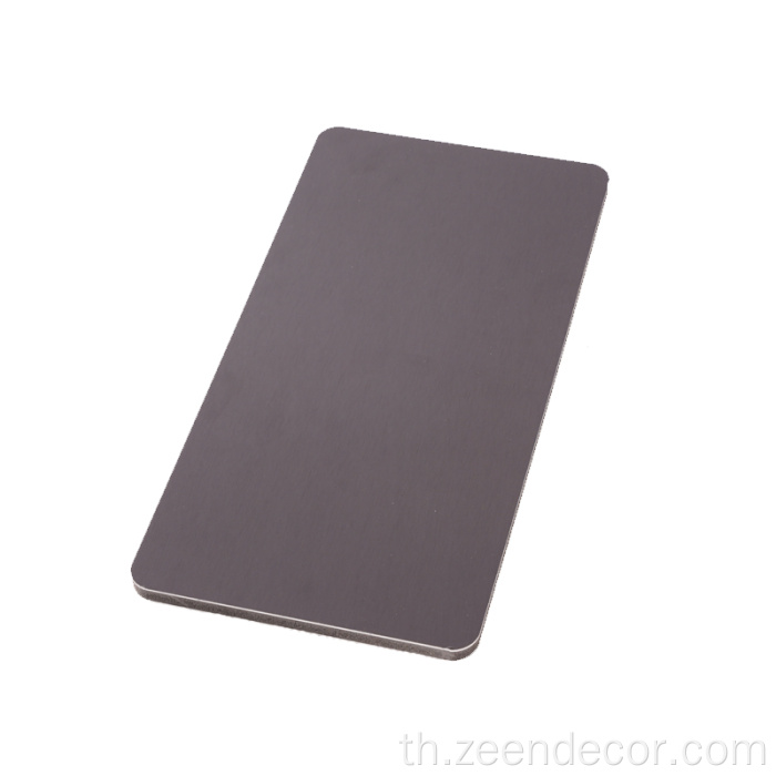 การตกแต่งผนังสีสันสดใสแผ่นโลหะเนื้อไม้วีเนียร์ไม้